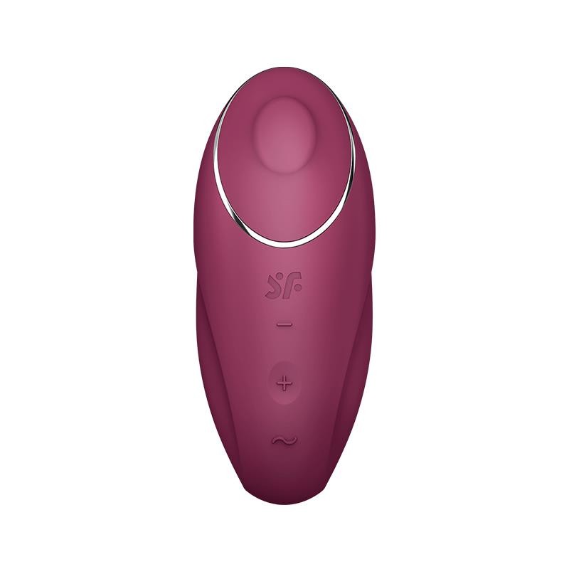 Vibratore e Pulsatore Satisfyer Tap e Climax Rosso