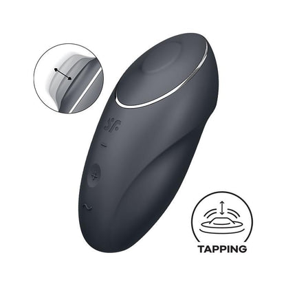 Vibratore e Pulsatore Satisfyer Tap e Climax Nero