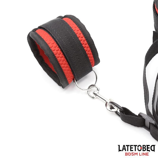 Kit Letto Bondage Restrain Set Rosso