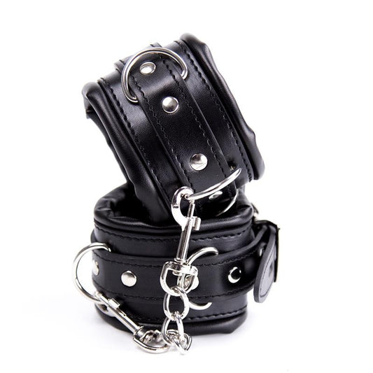Cavigliere Bdsm Imbottite Finta Pelle