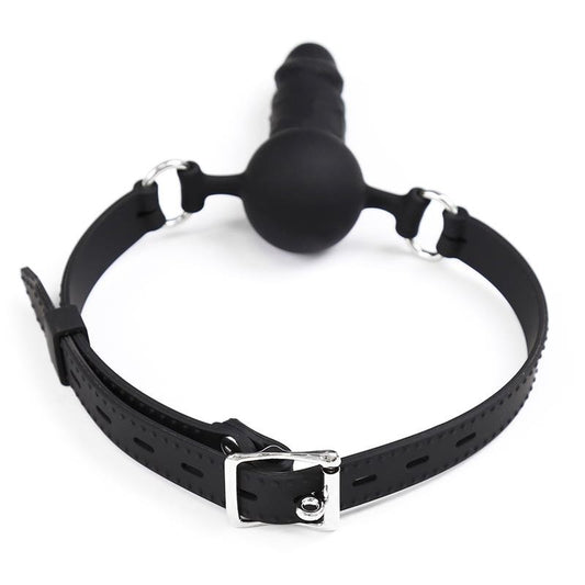 Ball Gag con Dildo in Silicone