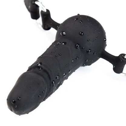 Ball Gag con Dildo in Silicone