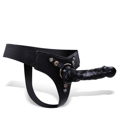 Strap-On Con Dildo Nero 20 cm