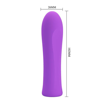 Piccolo Vibratore Ricaricabile 10 cm Alfreda Viola