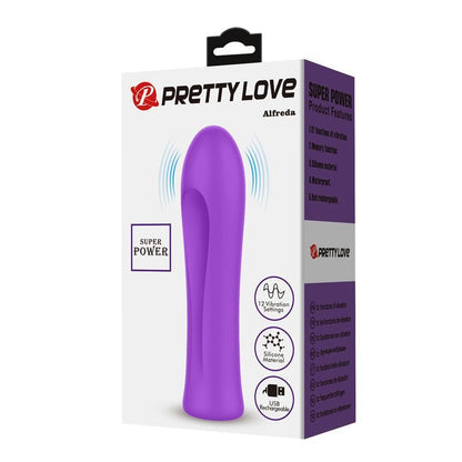 Piccolo Vibratore Ricaricabile 10 cm Alfreda Viola