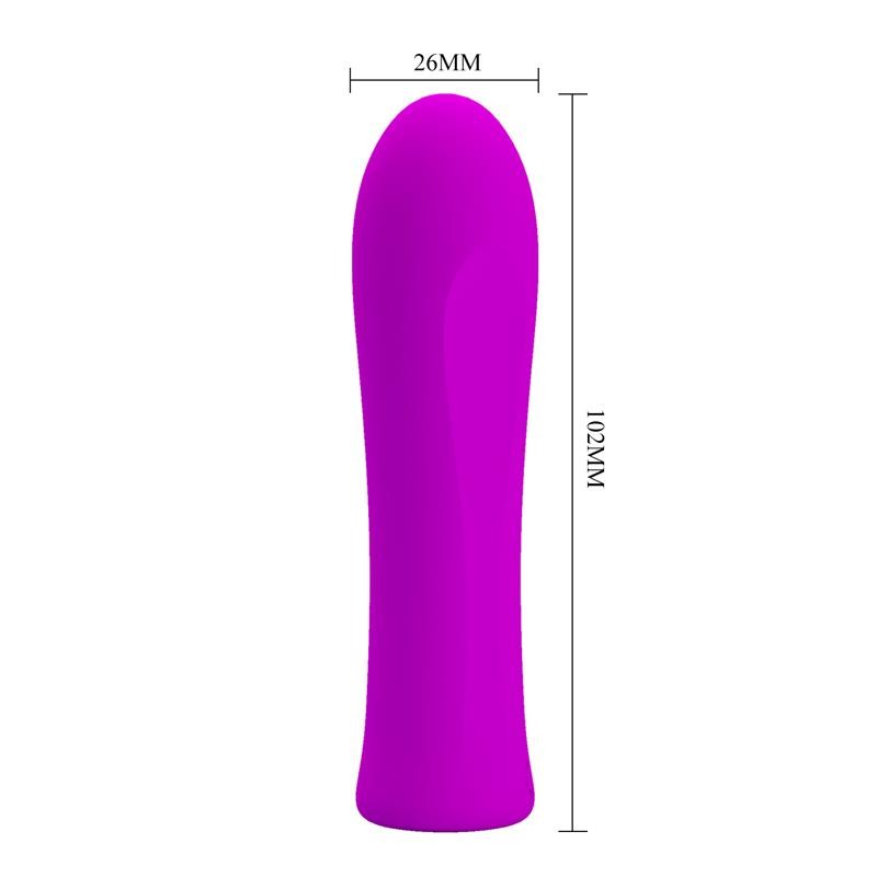 Piccolo Vibratore Ricaricabile 10 cm Alfreda Fucsia