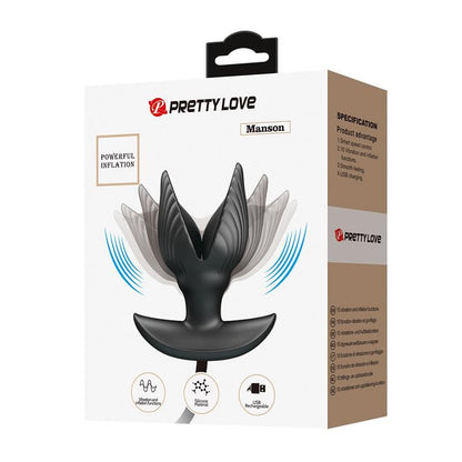 Plug Anale Gonfiabile Vibrante Usb Manson