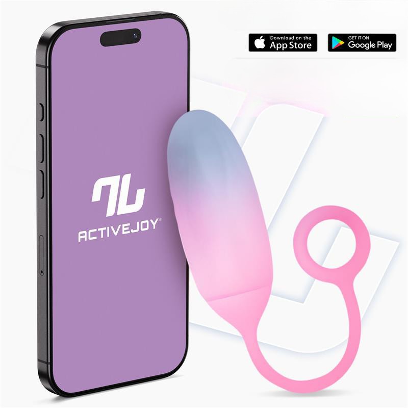 Ovetto Vibrante con App per Smartphone Rosa