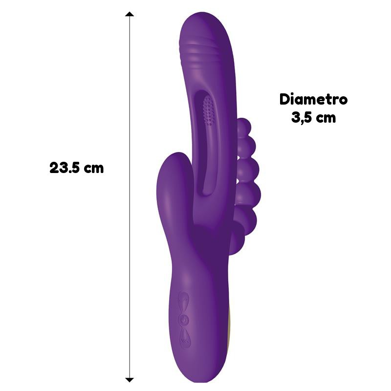 Vibratore Rabbit Flipping 23 cm Triya