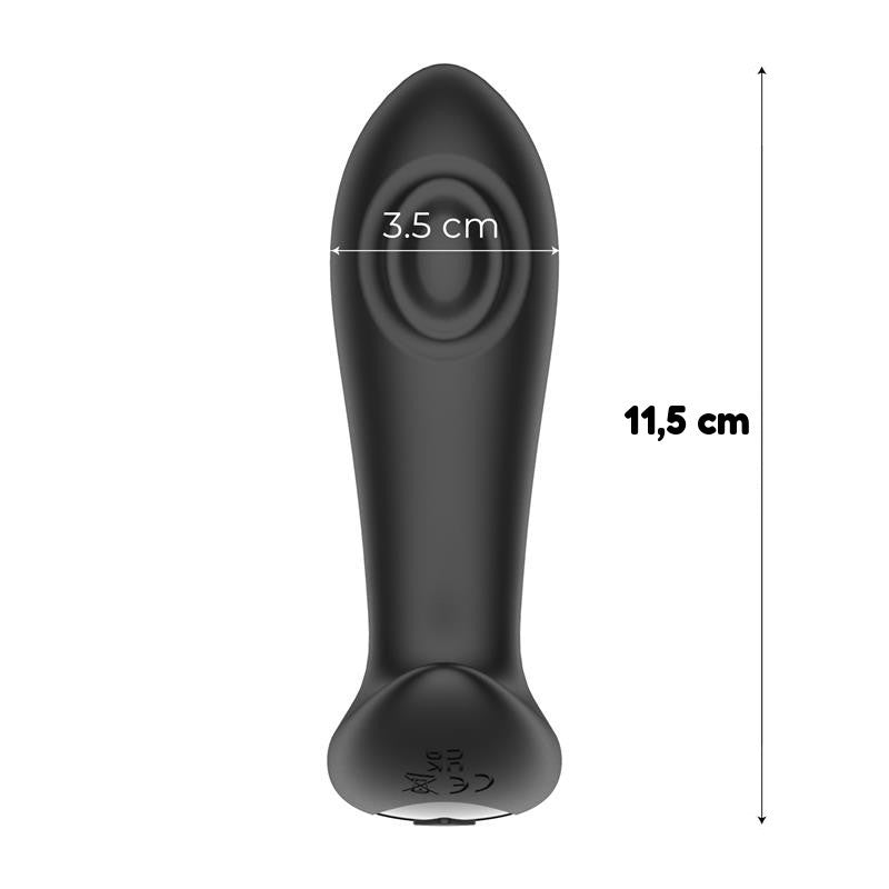 Plug Anale Wireless e Tapping 11 cm Milton