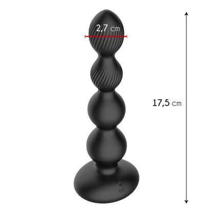 Plug Anale Wireless Rotante 17 cm Mouve