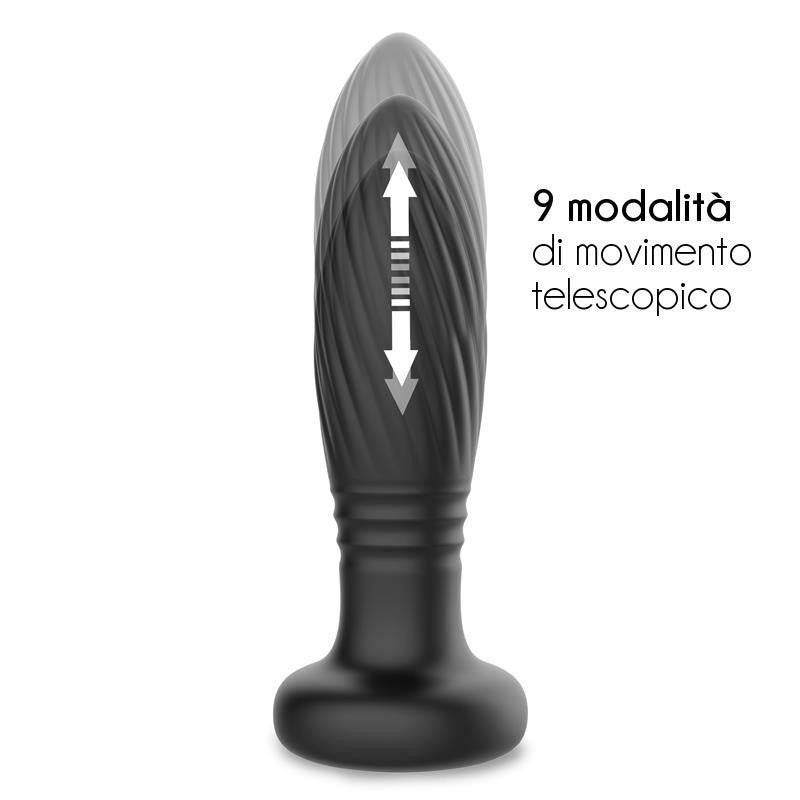 Plug Vibrante Su e Giù Led 12 cm Tainy