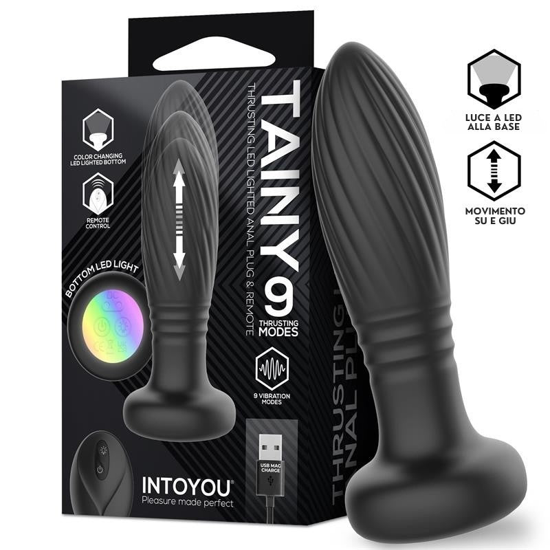 Plug Vibrante Su e Giù Led 12 cm Tainy