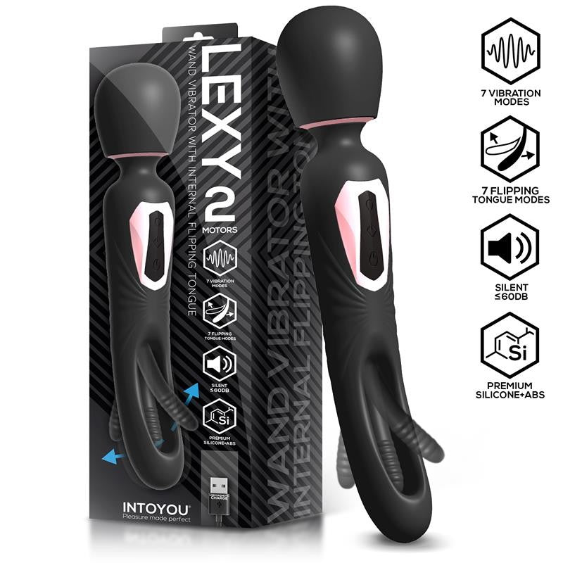Vibratore Wand Flipping 24 cm Lexy