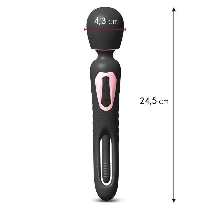 Vibratore Wand Flipping 24 cm Lexy