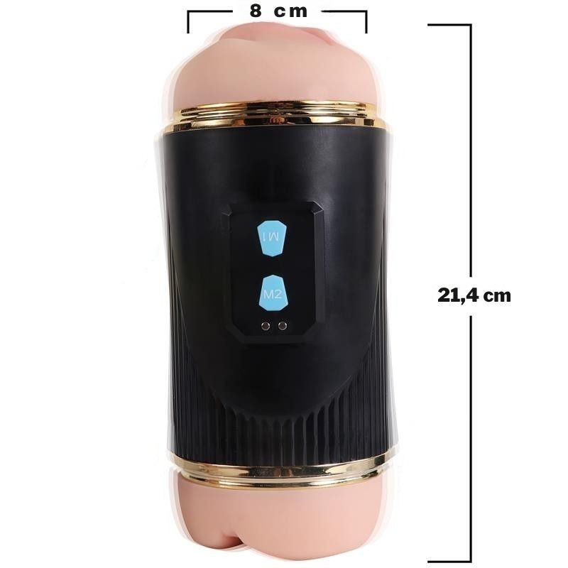 Vagina Vibrante e Bocca 21 cm Kay