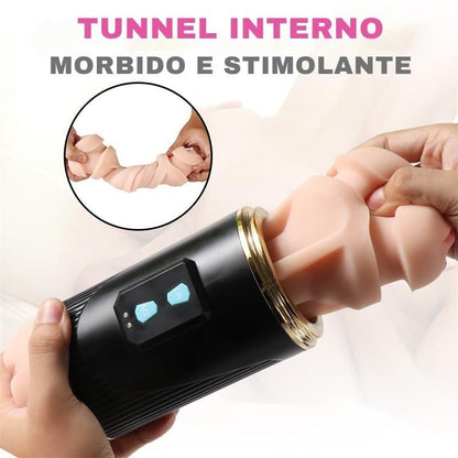 Vagina Vibrante e Bocca 21 cm Kay