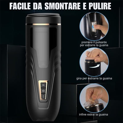 Masturbatore Automatico Su e Giù 27 cm Rita