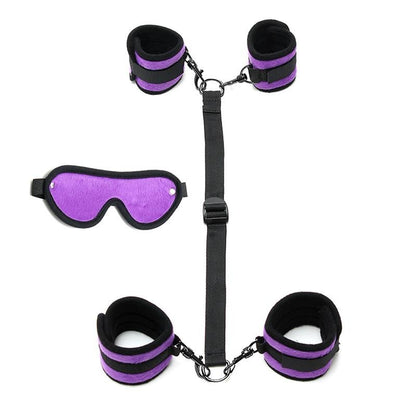 Costrittore Bdsm Manette e Cavigliere Viola