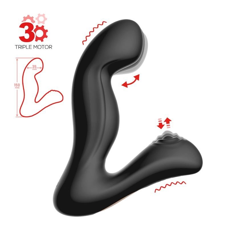 Vibratore Prostatico + Pulsatore Convo