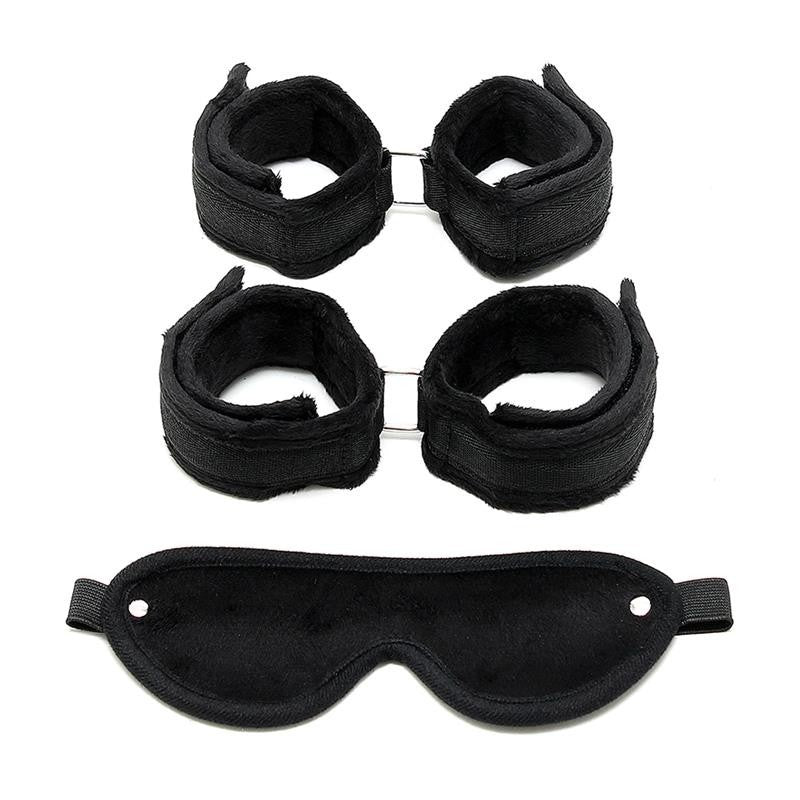 Kit Bondage Soft Manette Cavigliere Mascherina