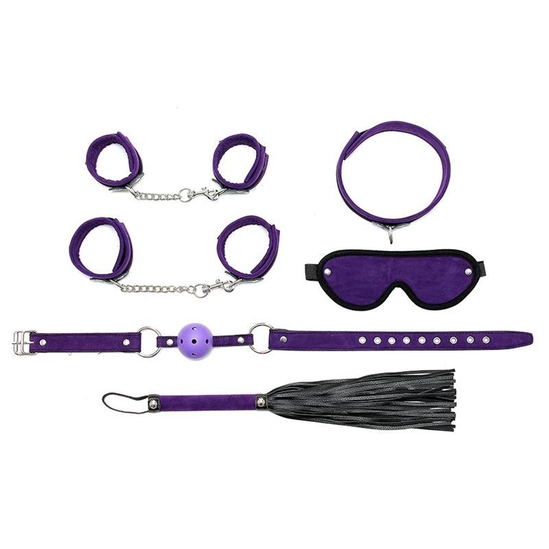 Kit Bondage Completo 6 Articoli Viola