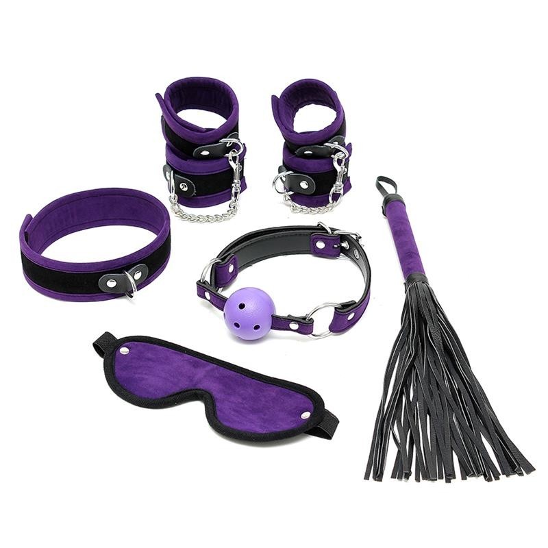 Kit Bondage Completo 6 Articoli Viola