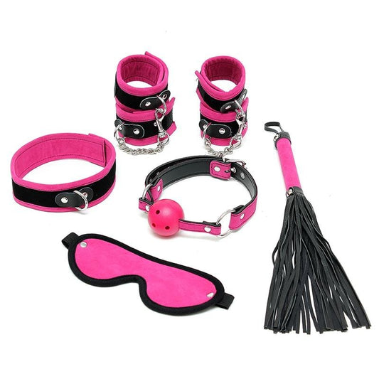 Kit Bondage Completo 6 Articoli Rosa
