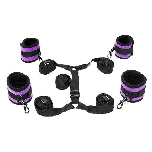 Fasce per Letto Bondage Viola