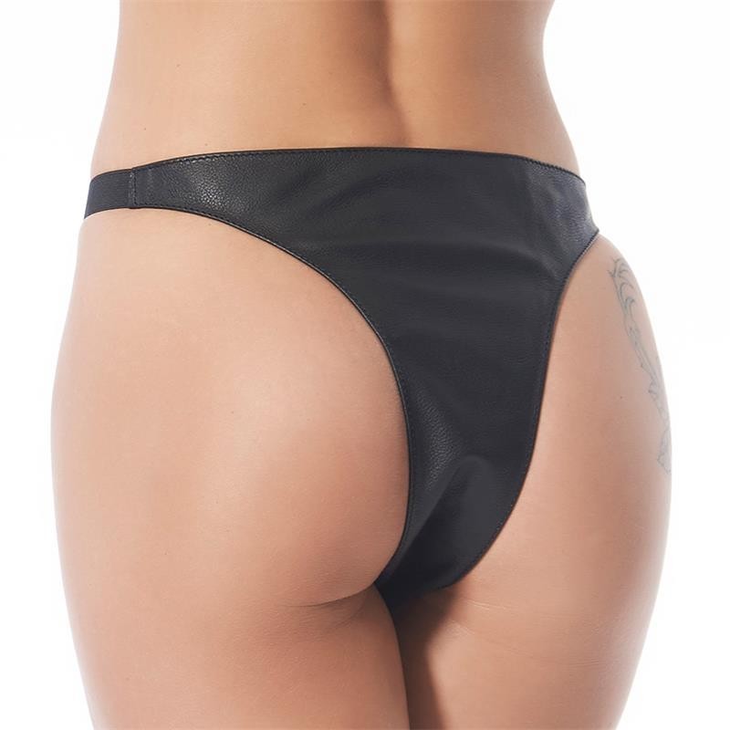 Perizoma In Pelle Donna Con Stringatura