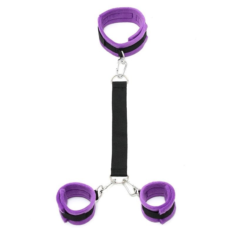 Collare con Manette Bondage Viola