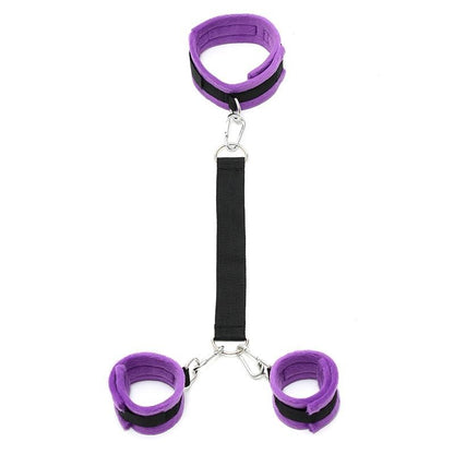 Collare con Manette Bondage Viola