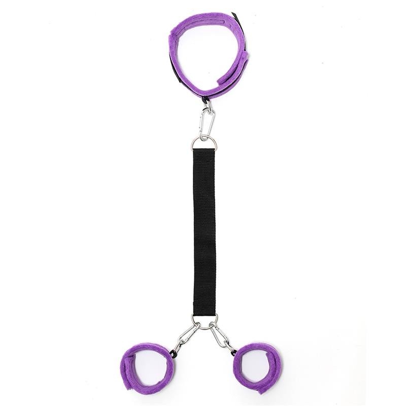 Collare con Manette Bondage Viola