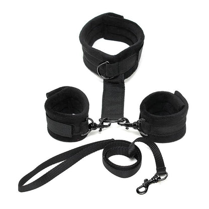 Collare con Guinzaglio e Manette Bdsm