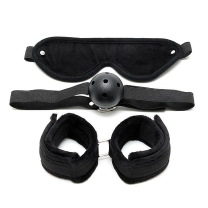 Kit Bondage Manette Ball Gag Mascherina