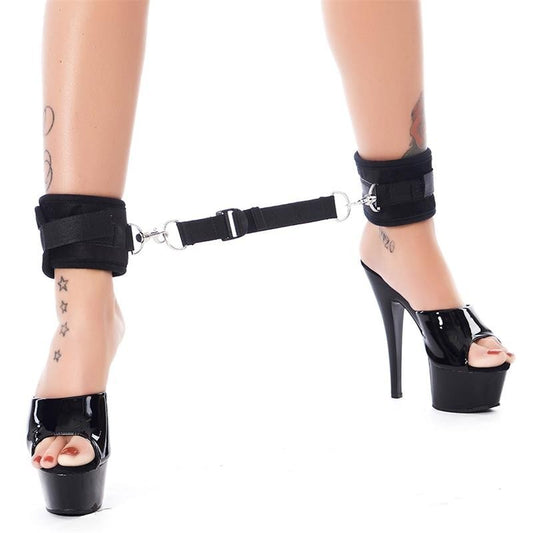 Cavigliere Bondage con Barra Regolabile