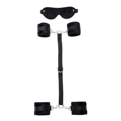 Costrittore Bdsm Manette e Cavigliere Nero