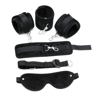 Costrittore Bdsm Manette e Cavigliere Nero