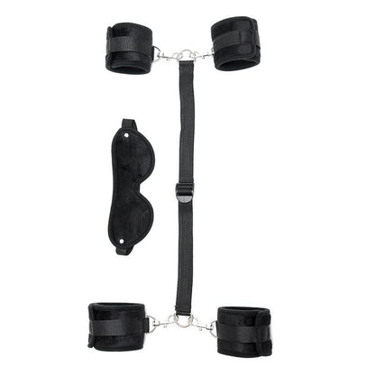 Costrittore Bdsm Manette e Cavigliere Nero