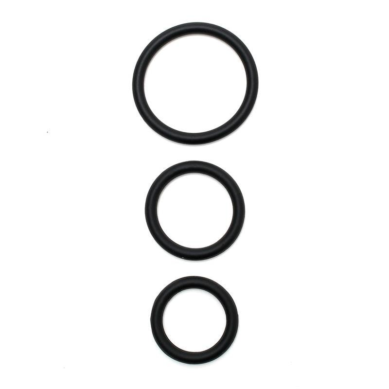 3 Cock Ring in Silicone