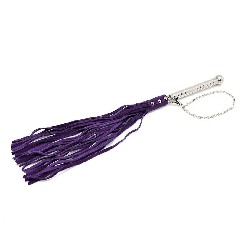 Frustino Bondage Pelle 52 cm Viola
