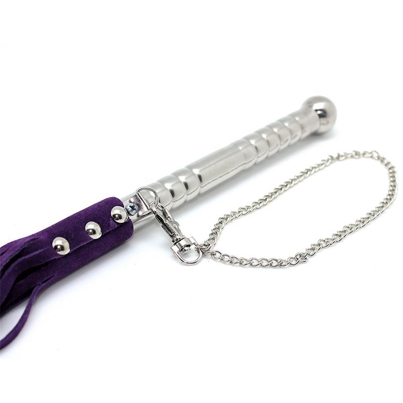 Frustino Bondage Pelle 52 cm Viola