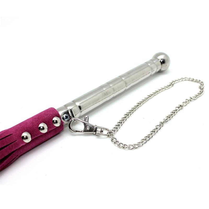 Frustino Bondage Pelle 52 cm Fucsia