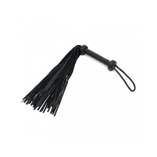 Frustino Sadomaso Vera Pelle 50 cm Nero