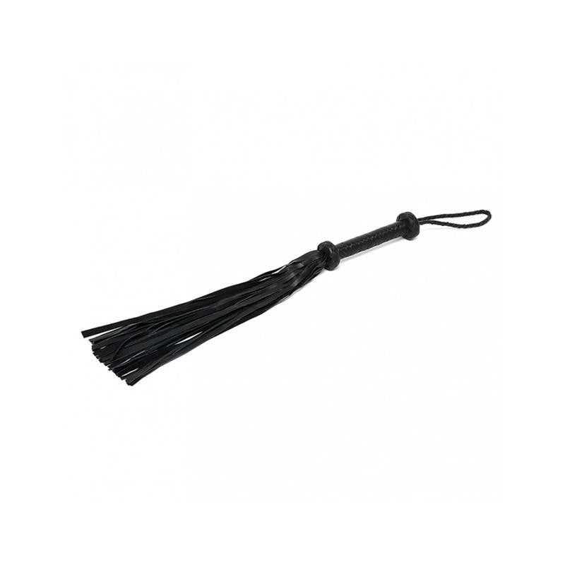 Frustino Sadomaso Vera Pelle 50 cm Nero