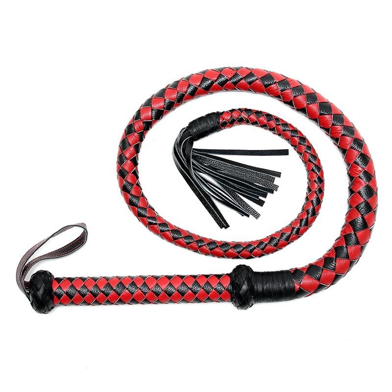 Frusta Sadomaso Domatore 170 cm Rossa