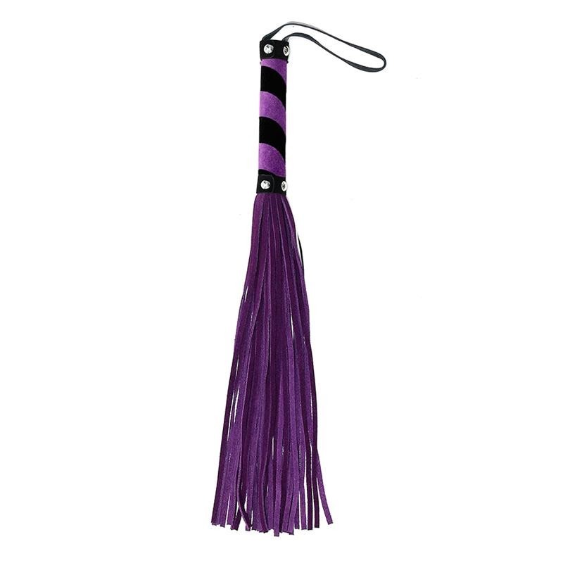 Frustino Bondage Pelle Viola 50 cm