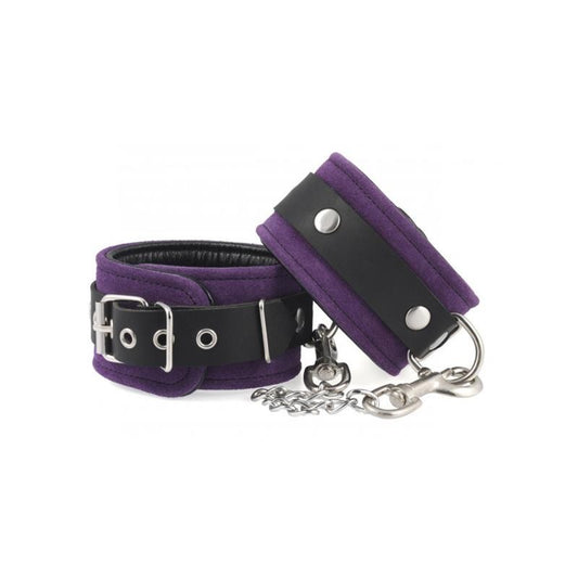 Cavigliere Bondage Pelle Viola