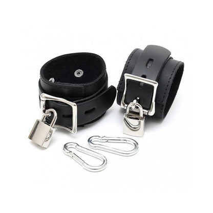 Manette Vera Pelle con Lucchetto