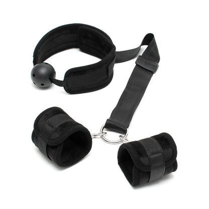 Ball Gag con Manette Nero
